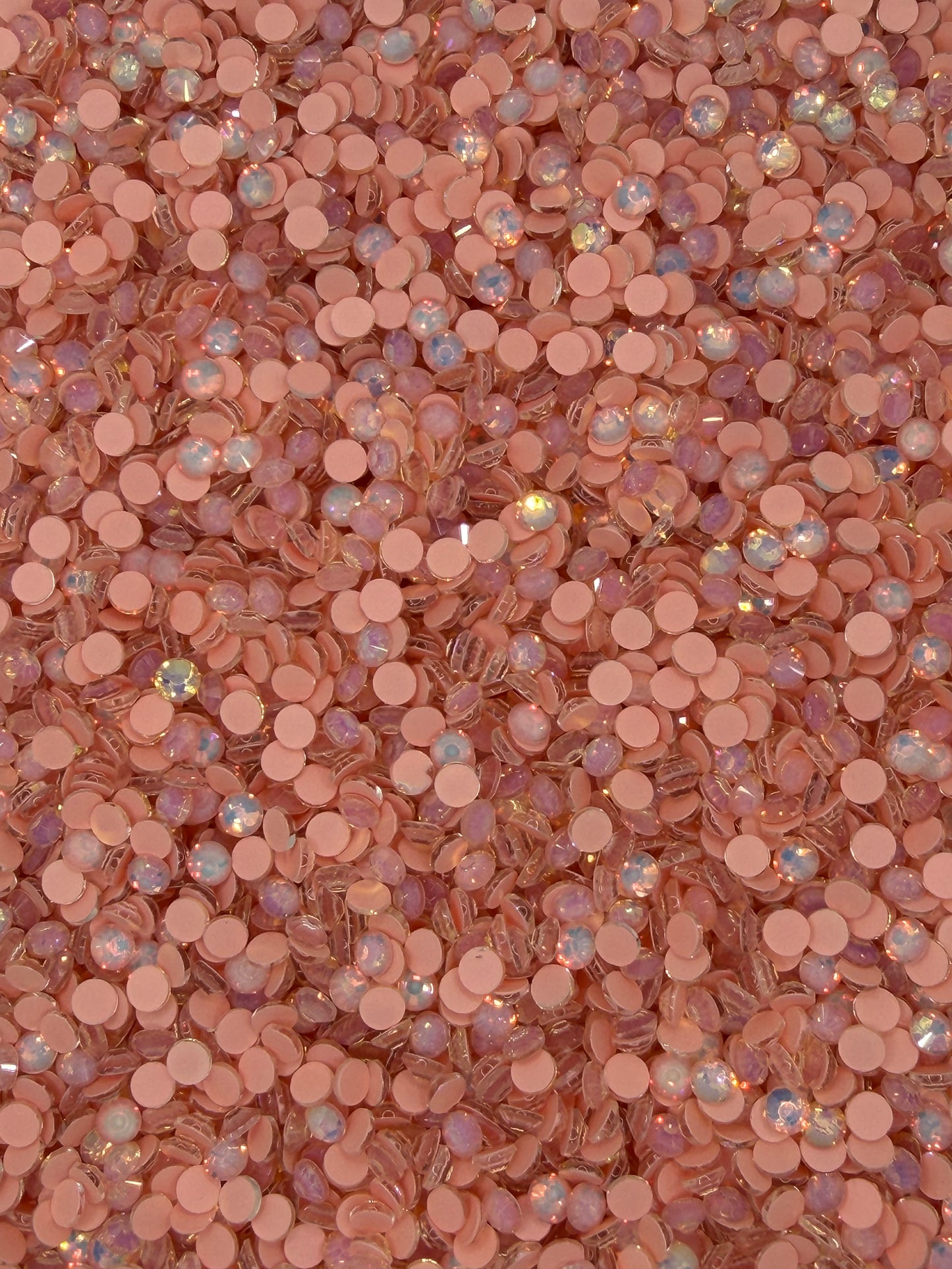 Dominica Peach Opal — Glass Rhinestones