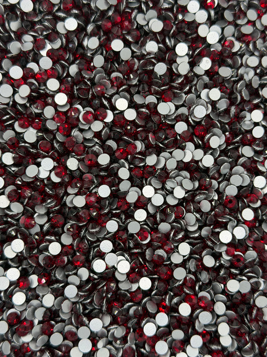 Bordeaux Red — Glass Rhinestones