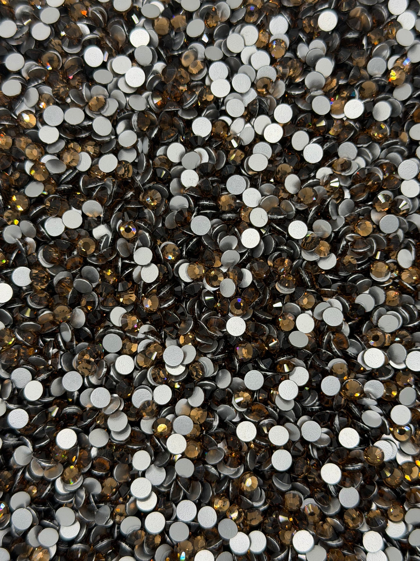 Cognac Brown — Glass Rhinestones