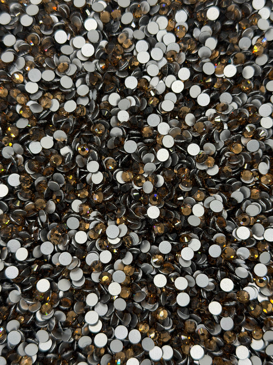 Cognac Brown — Glass Rhinestones