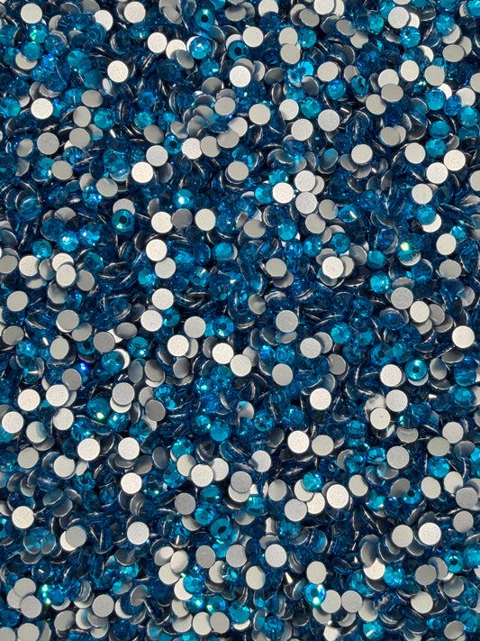 Cabo Dark Aqua — Glass Rhinestones