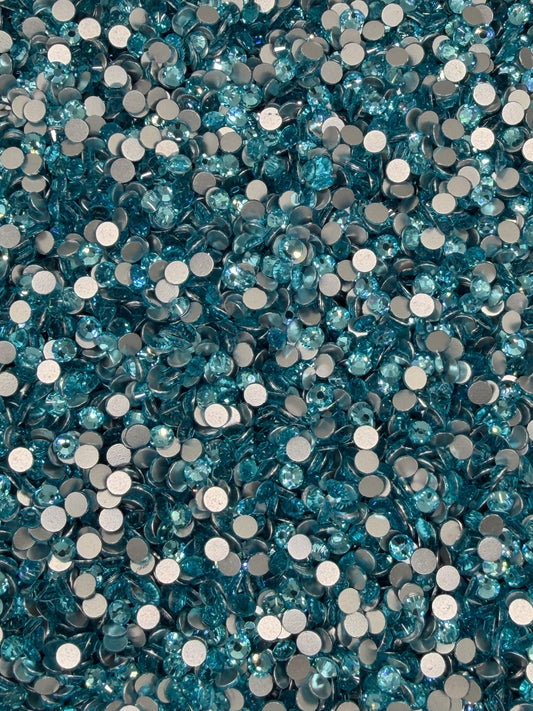 Bora Bora Aqua — Glass Rhinestones