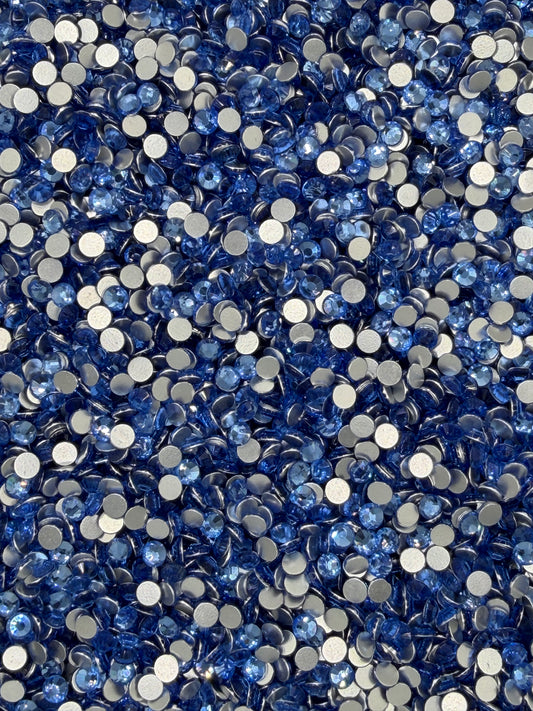 Santorini Light Blue — Glass Rhinestones