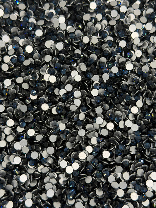 Lake Como Navy — Glass Rhinestones