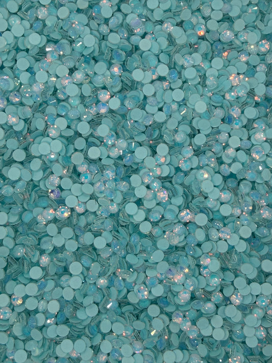 St. Thomas Aqua Opal — Glass Rhinestones