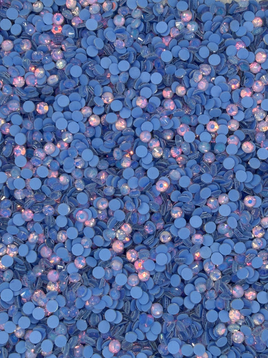 St. Maarten Blue Opal — Glass Rhinestones