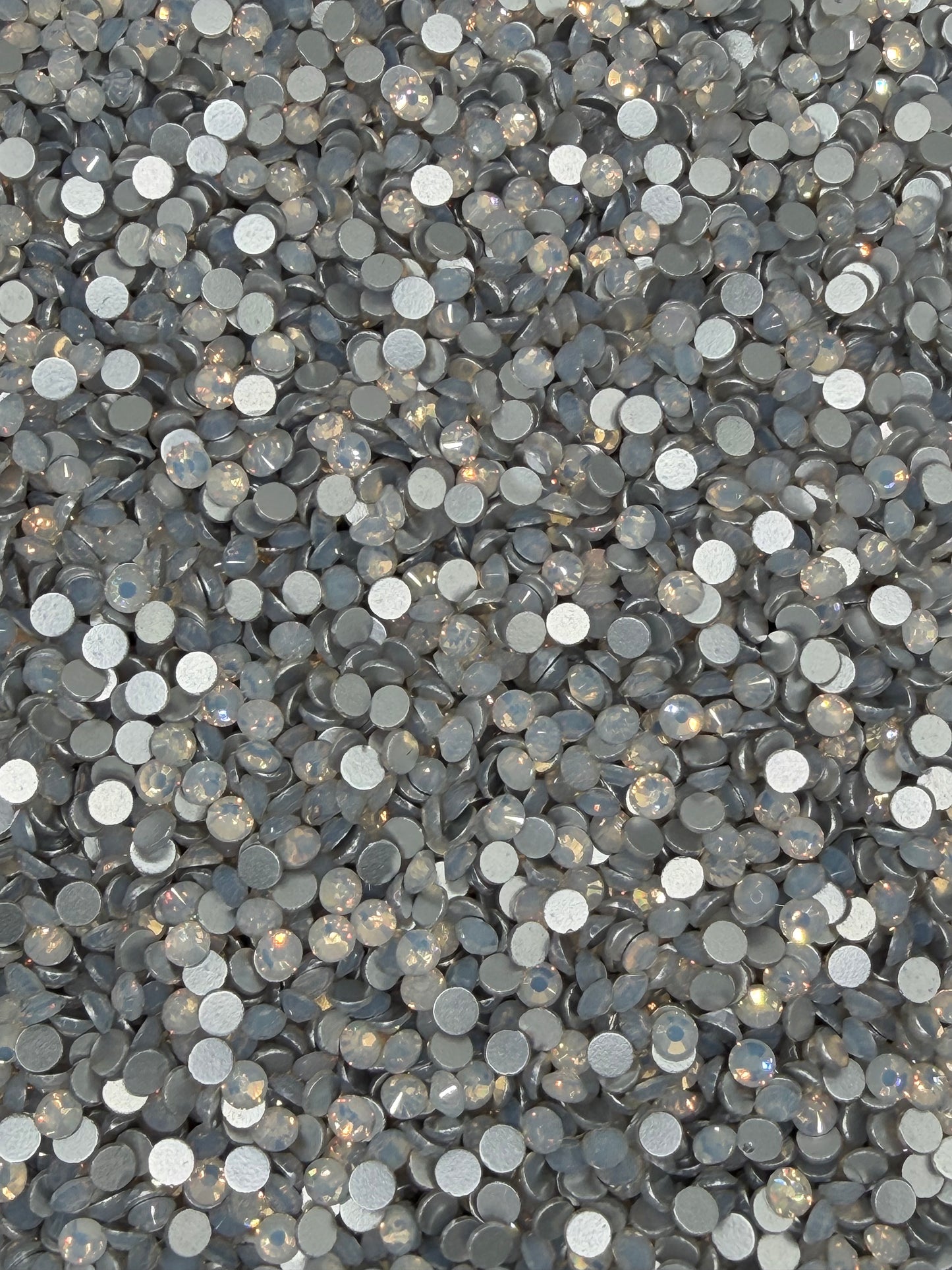 Seychelles White Opal — Glass Rhinestones