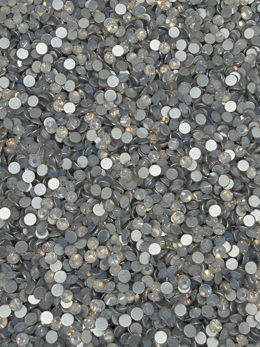 Seychelles White Opal — Glass Rhinestones