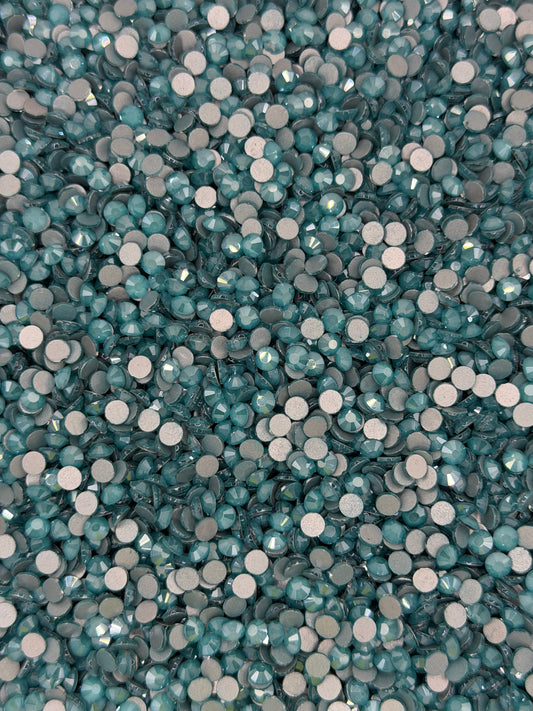 Lisbon Teal Mocha — Glass Rhinestones