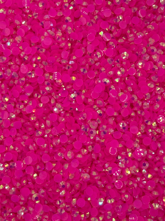 Tahiti Light Rose Aurora — Resin Rhinestones