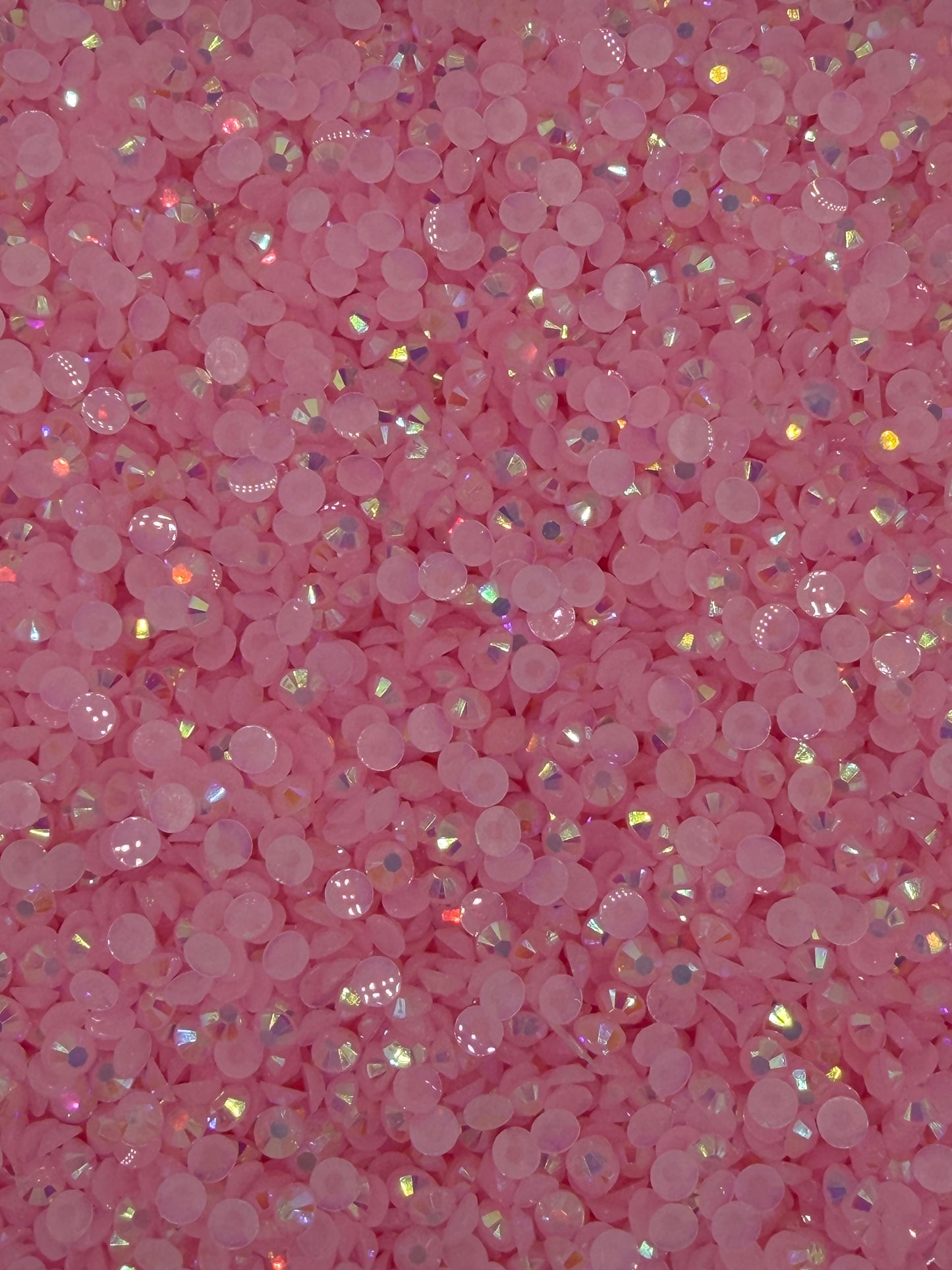 Fiji Light Pink Aurora — Resin Rhinestones