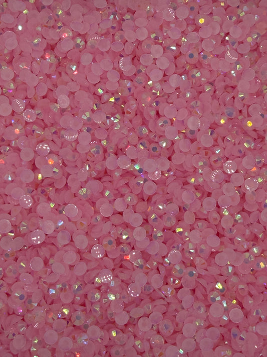 Fiji Light Pink Aurora — Resin Rhinestones