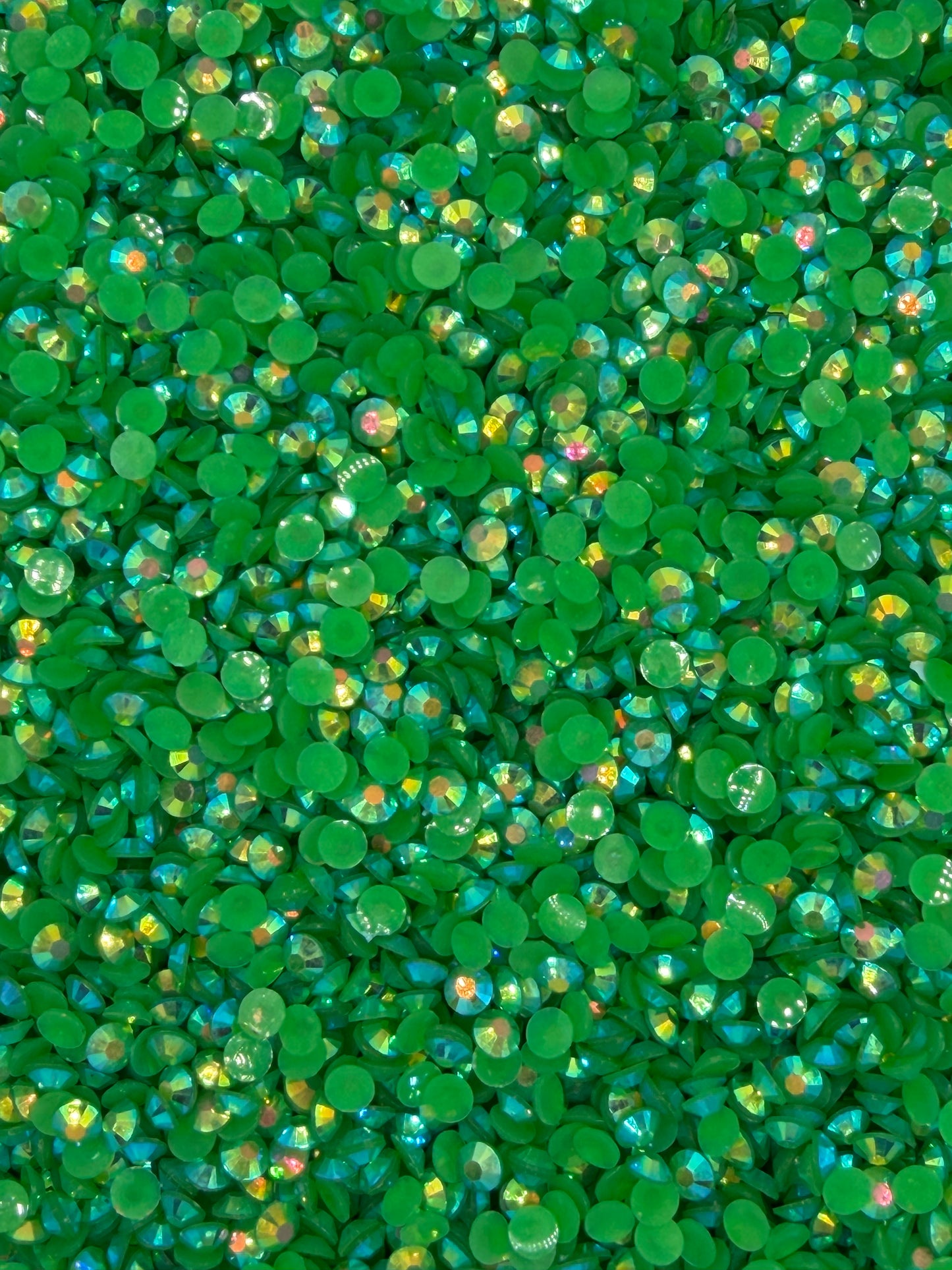 Dublin Green Aurora — Resin Rhinestones