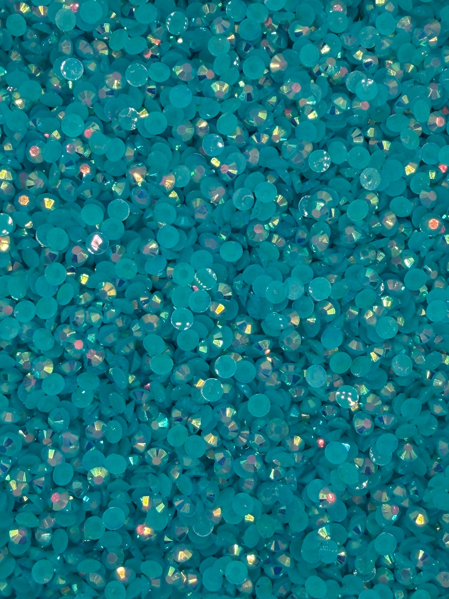 Cabo Dark Aqua Aurora — Resin Rhinestones