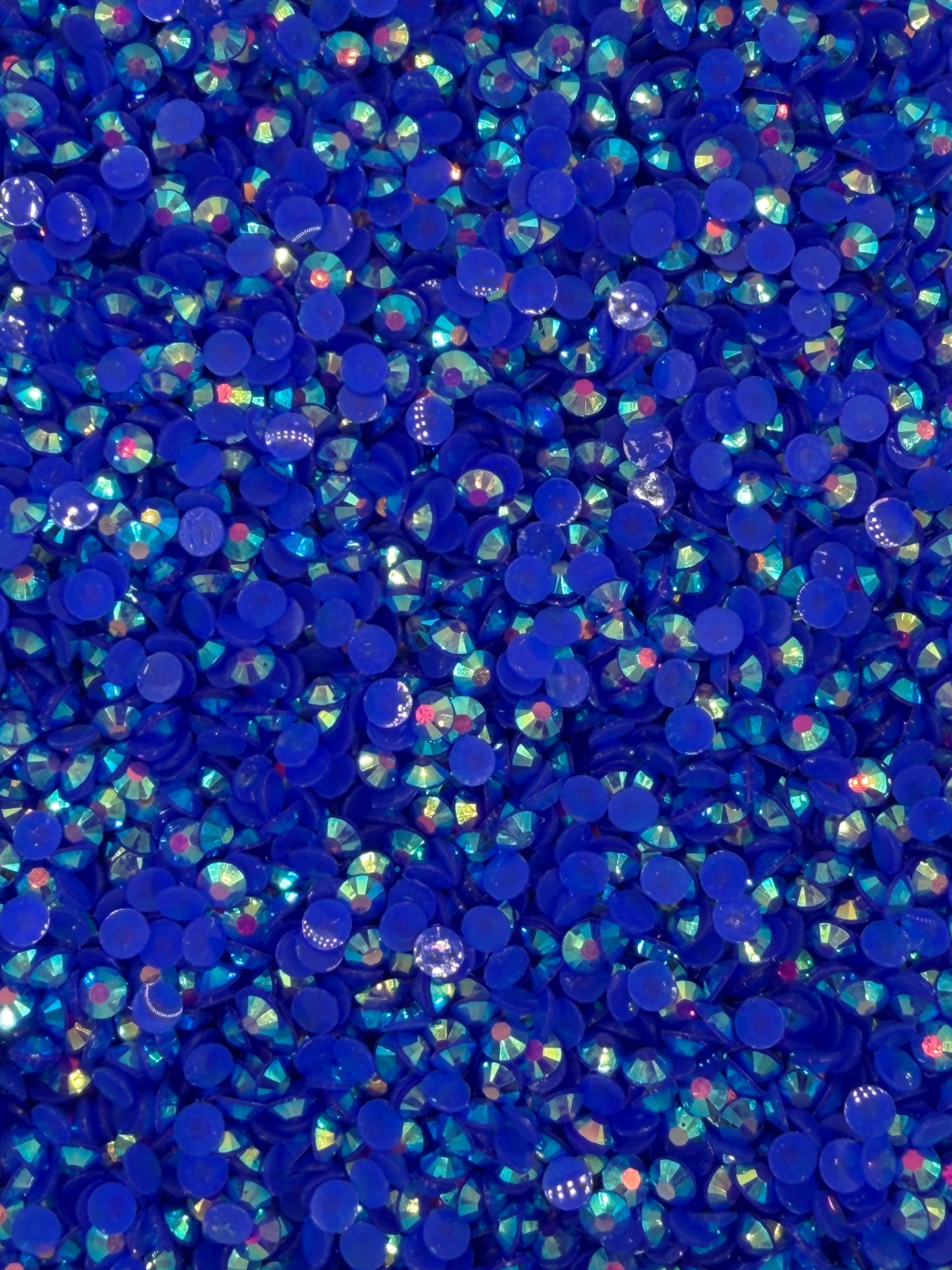 London Blue Aurora — Resin Rhinestones
