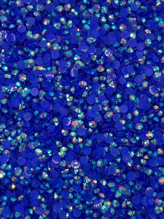 London Blue Aurora — Resin Rhinestones