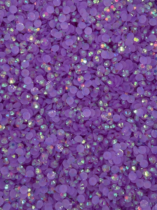 Provence Lilac Aurora — Resin Rhinestones