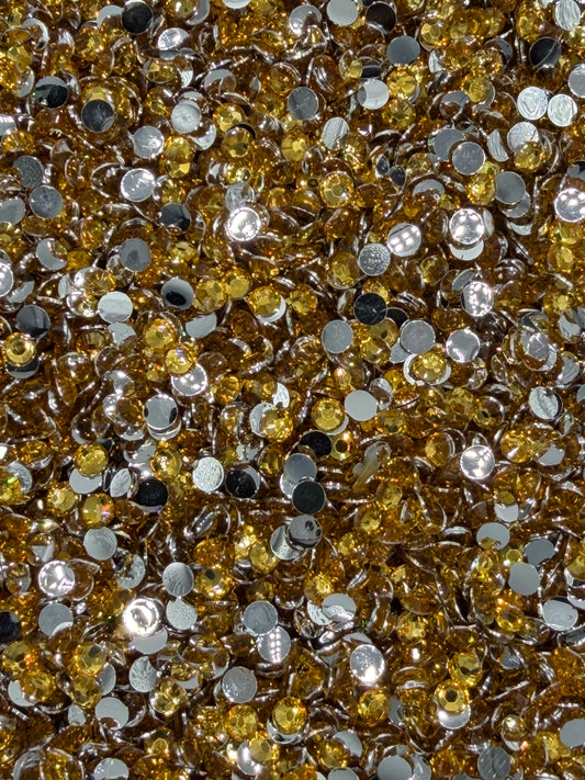 Tuscany Amber — Resin Rhinestones
