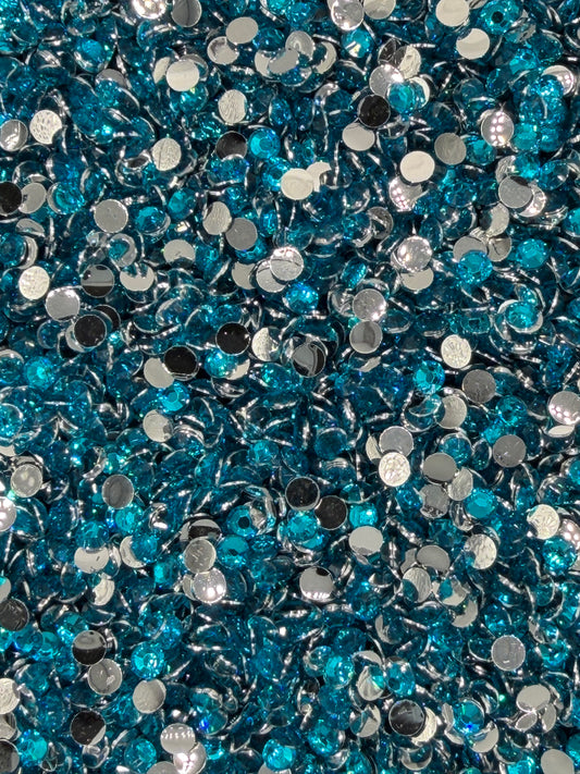 Cabo Dark Aqua — Resin Rhinestones