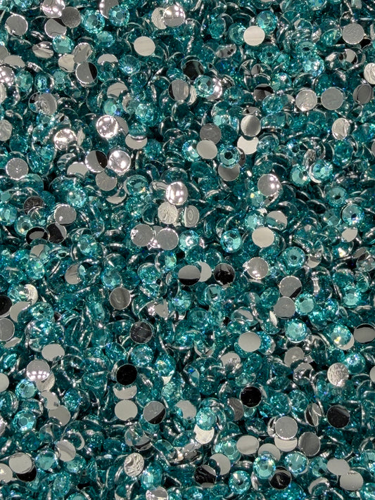 Bora Bora Aqua — Resin Rhinestones