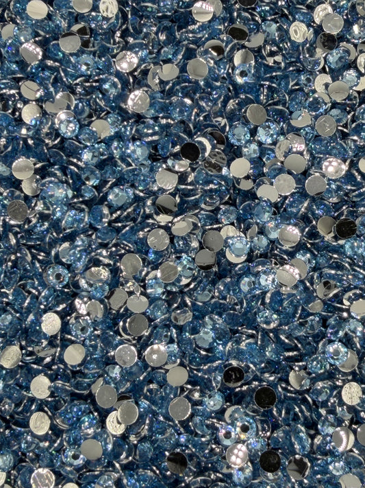Santorini Light Blue — Resin Rhinestones