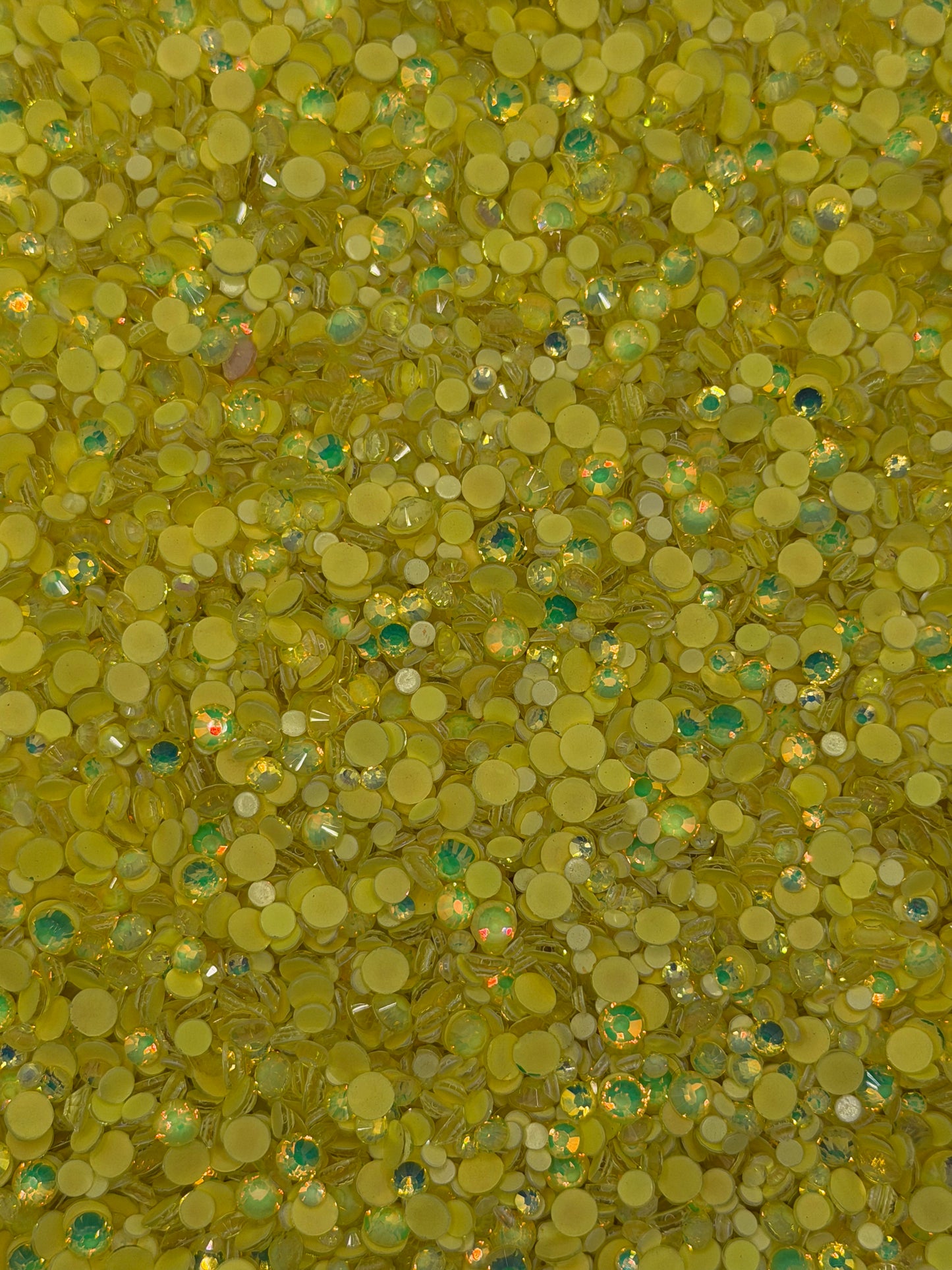 Martinique Yellow Opal — Glass Rhinestone