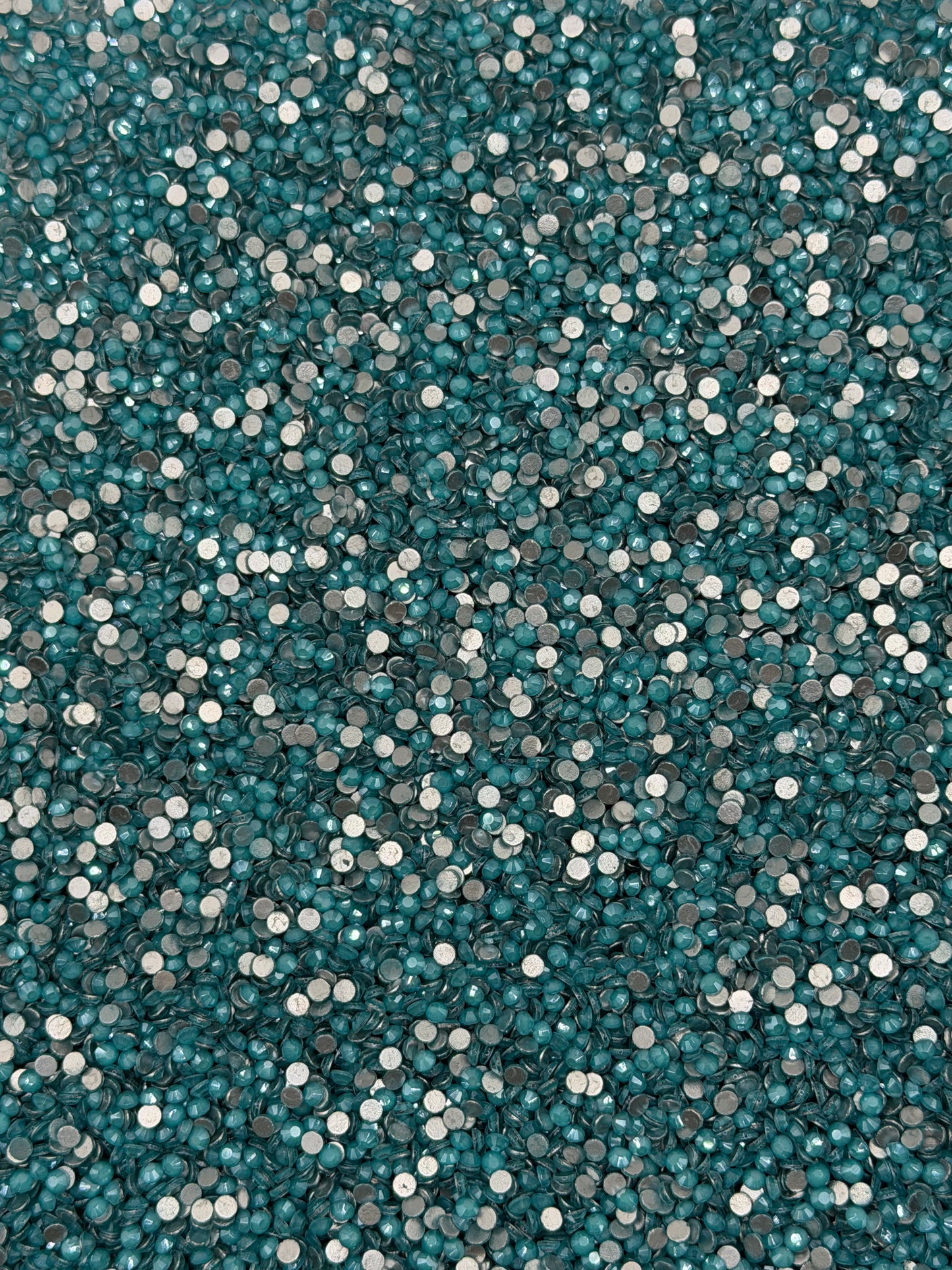 Lisbon Teal Mocha — Glass Rhinestones