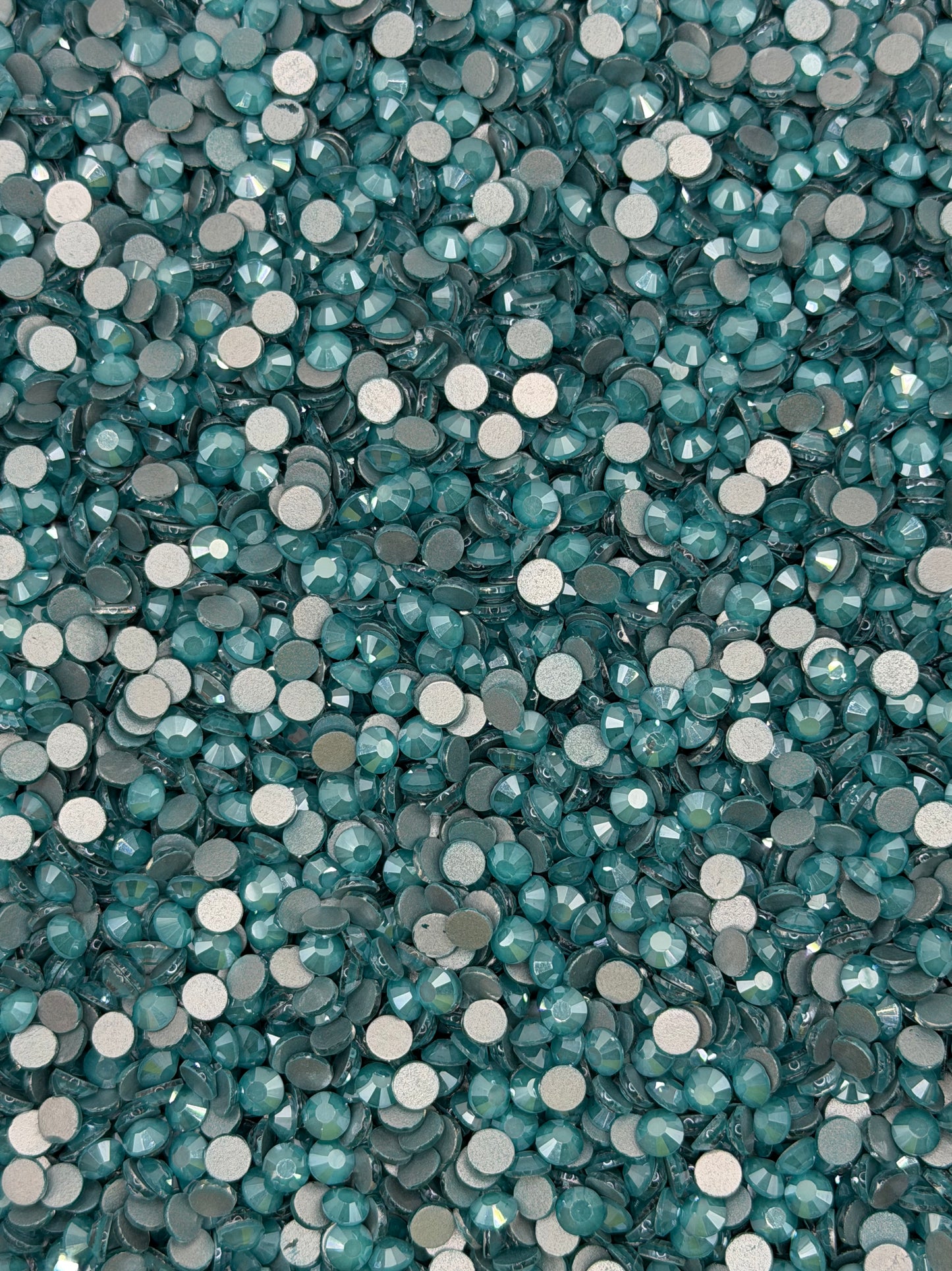 Lisbon Teal Mocha — Glass Rhinestones