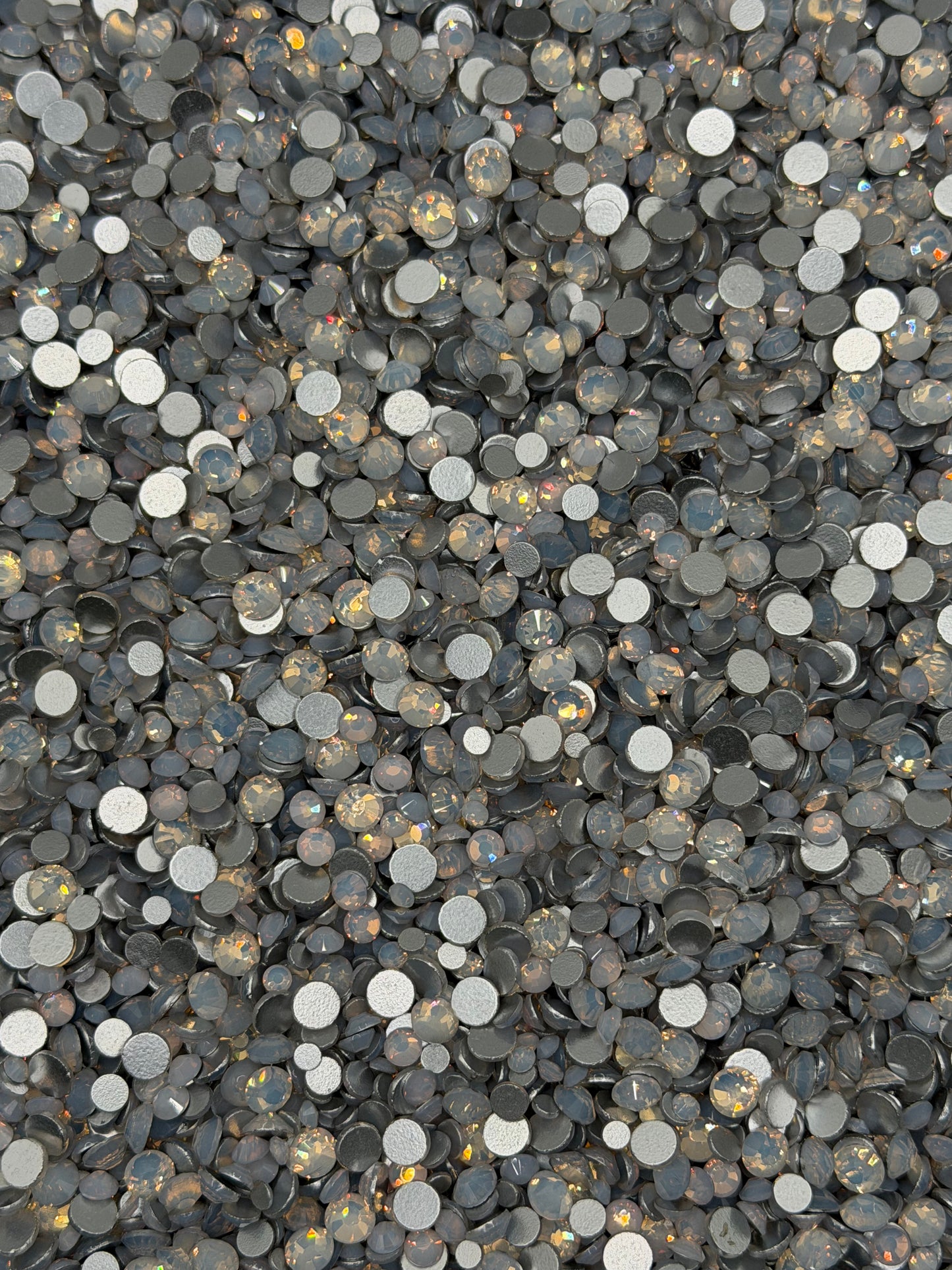 Seychelles White Opal — Glass Rhinestones