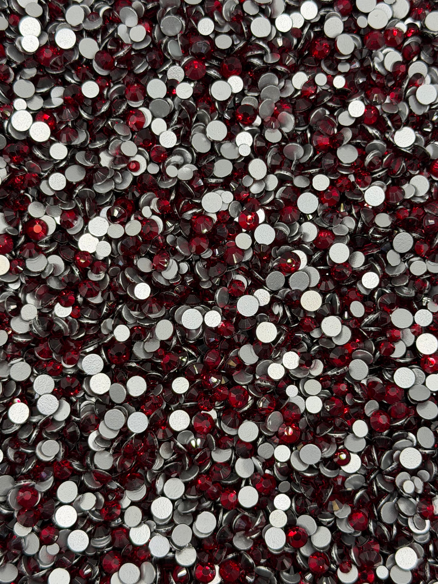 Bordeaux Red — Glass Rhinestones