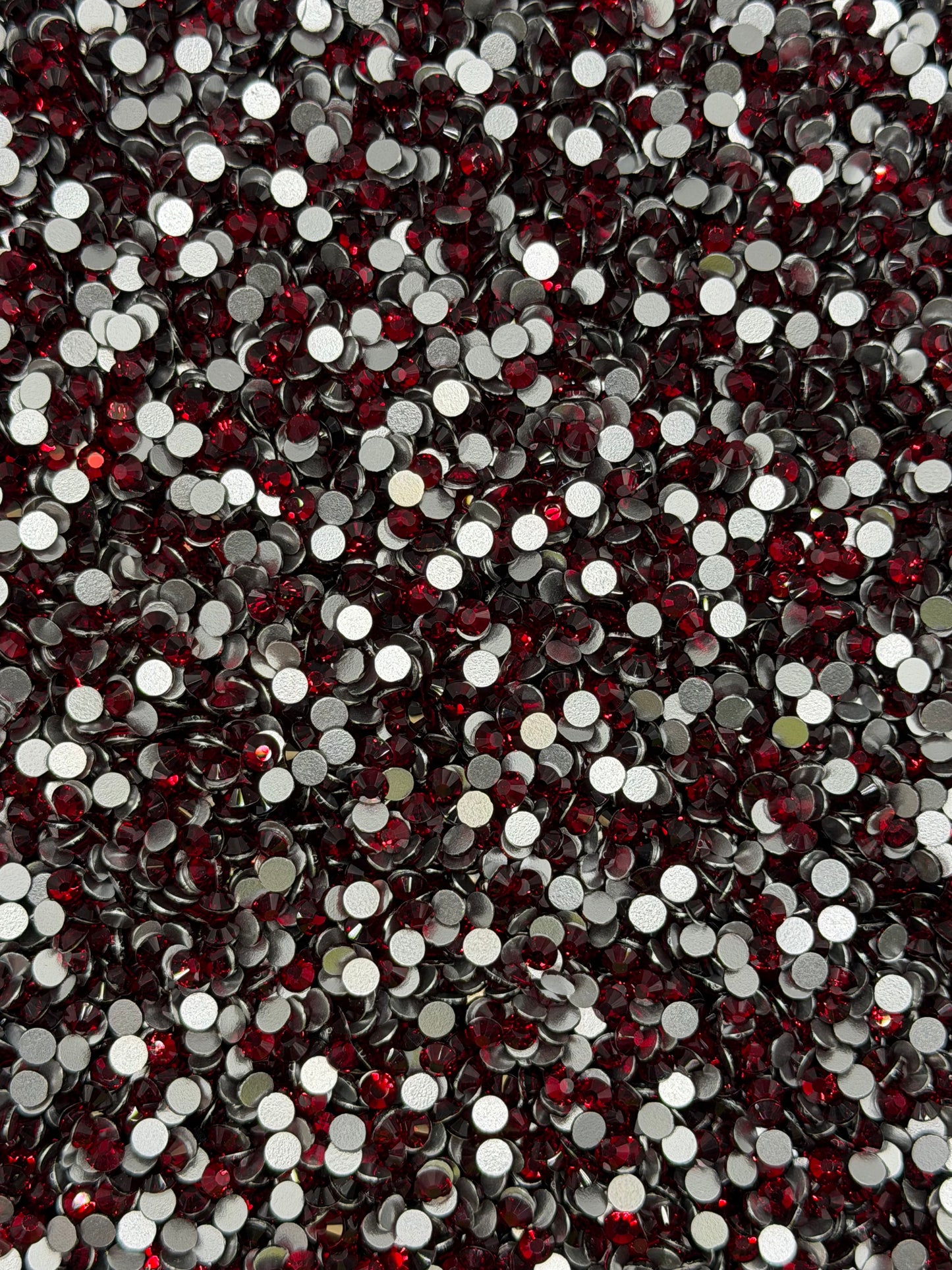 Bordeaux Red — Glass Rhinestones