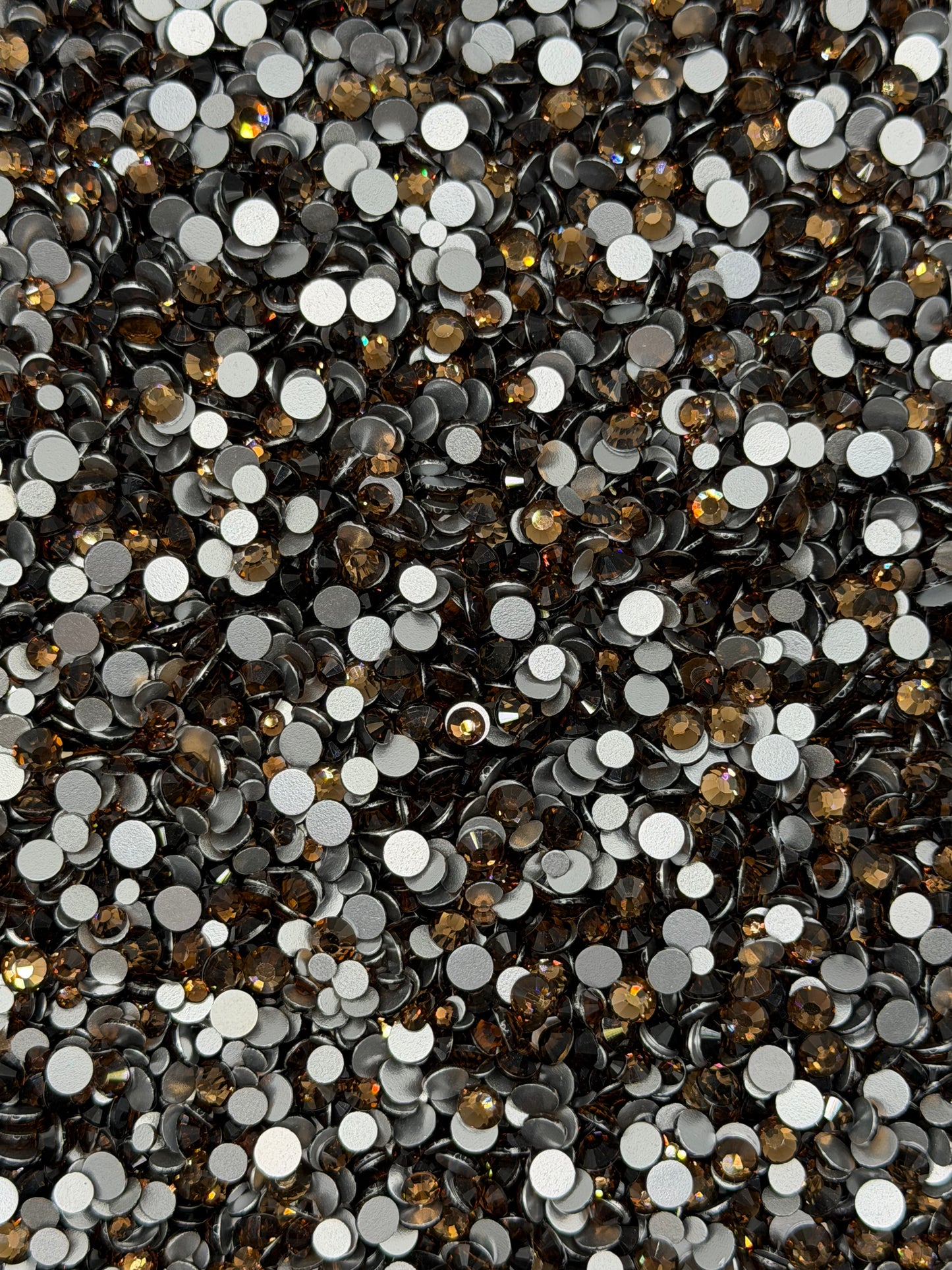 Cognac Brown — Glass Rhinestones