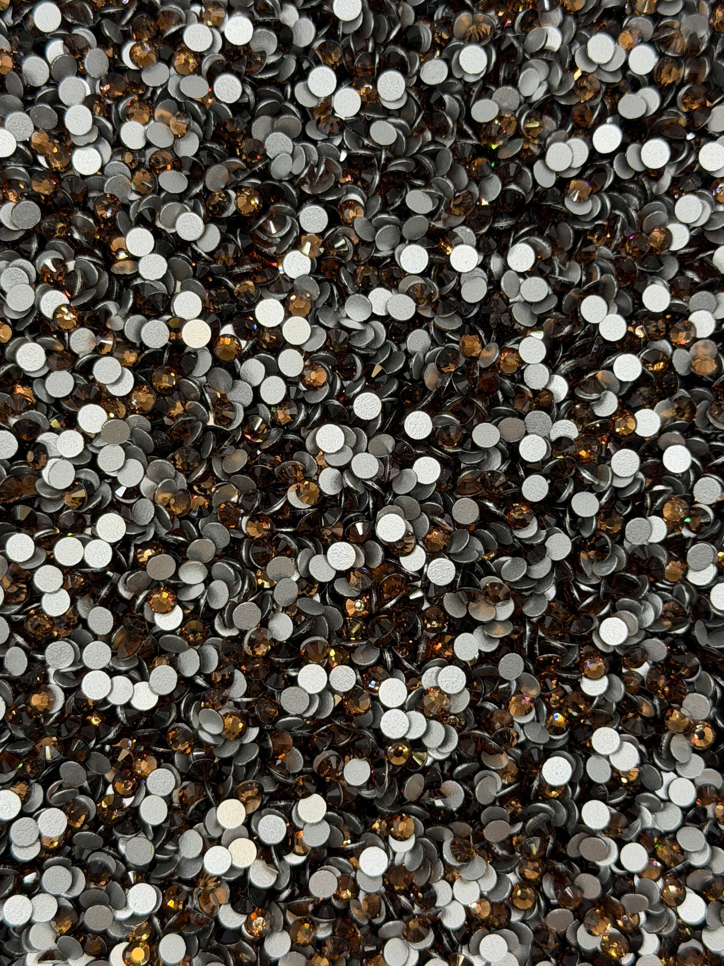 Cognac Brown — Glass Rhinestones