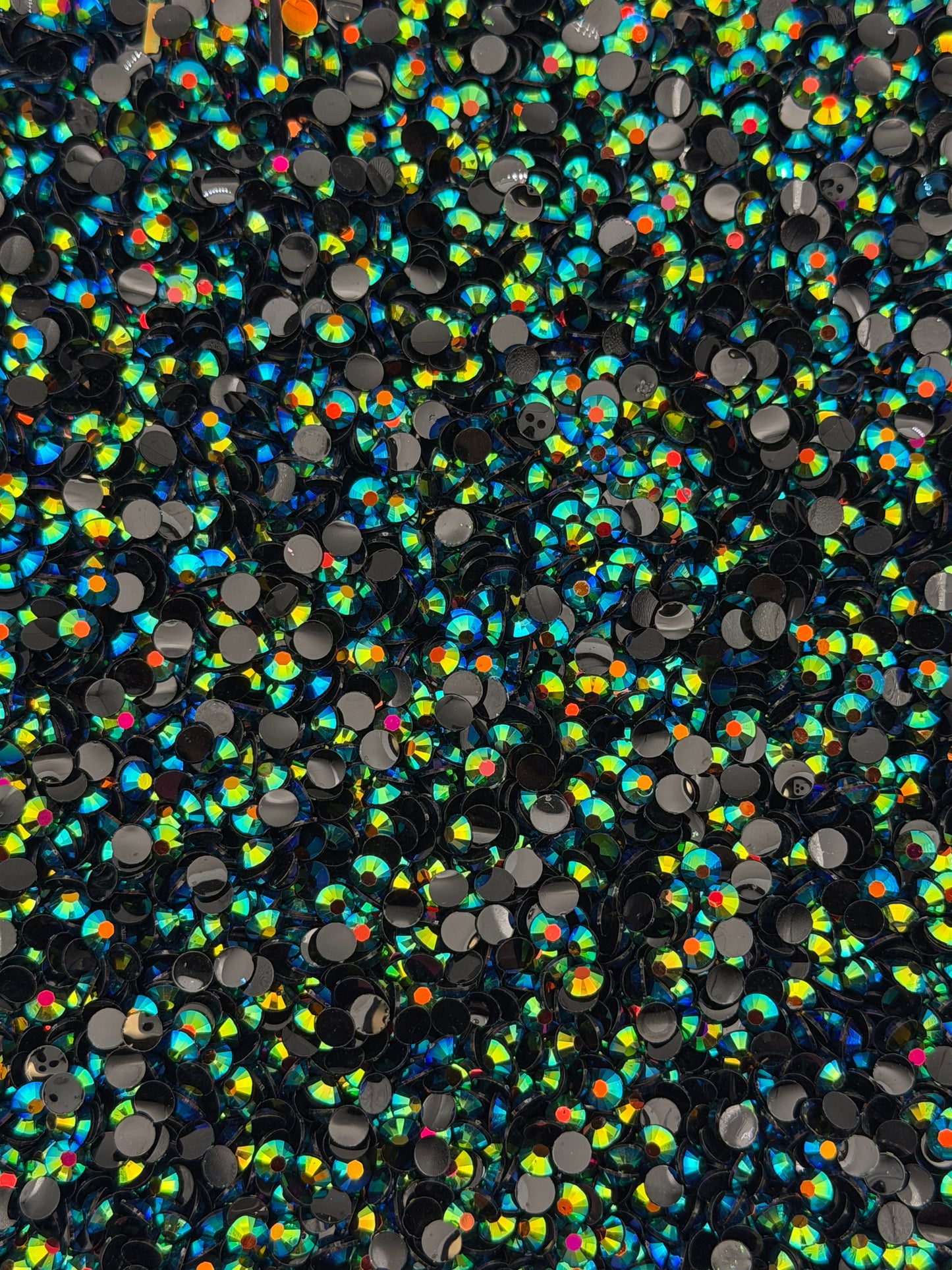 Milan Black Aurora — Resin Rhinestones