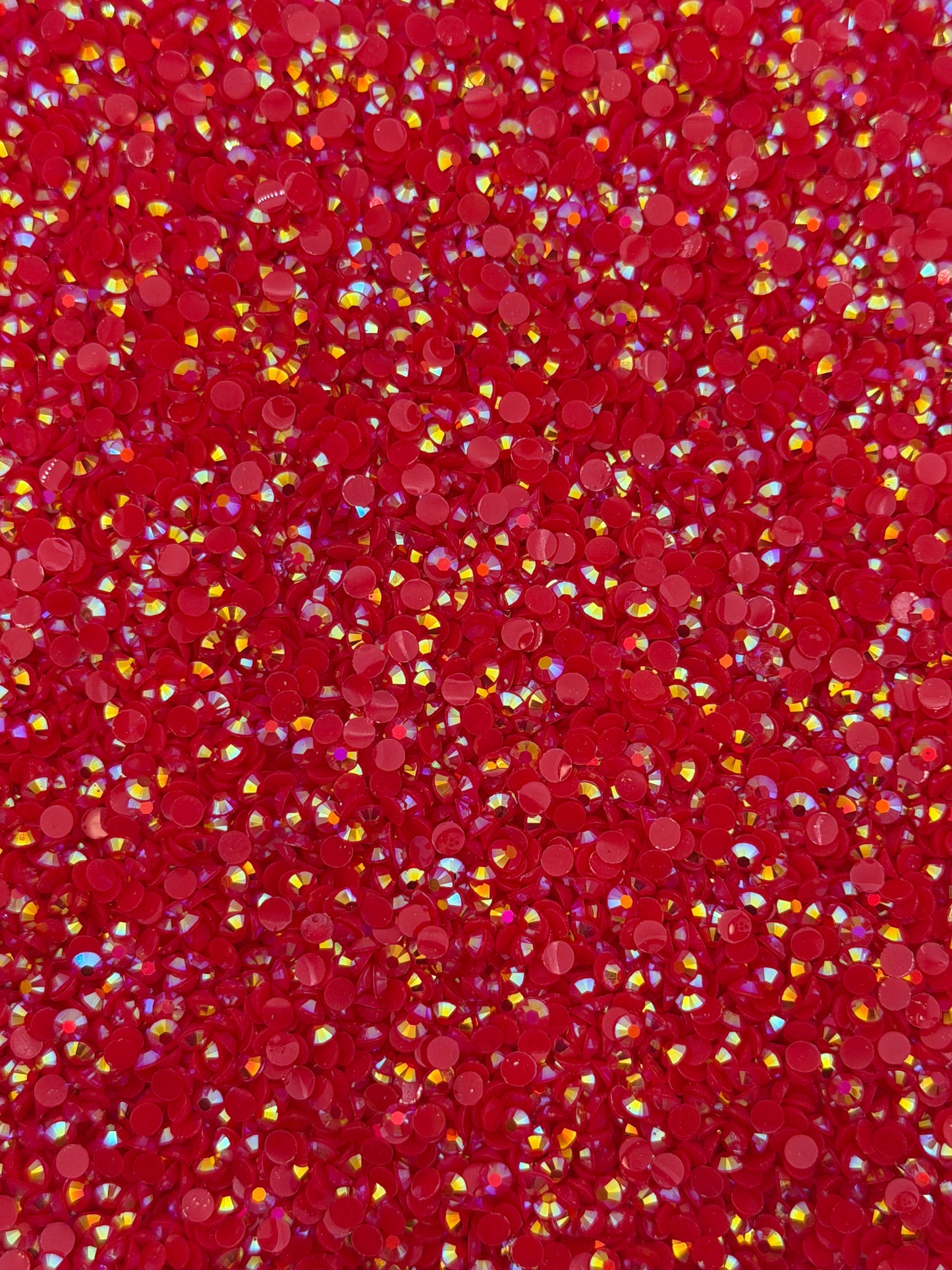 Hong Kong Light Red Aurora — Resin Rhinestones