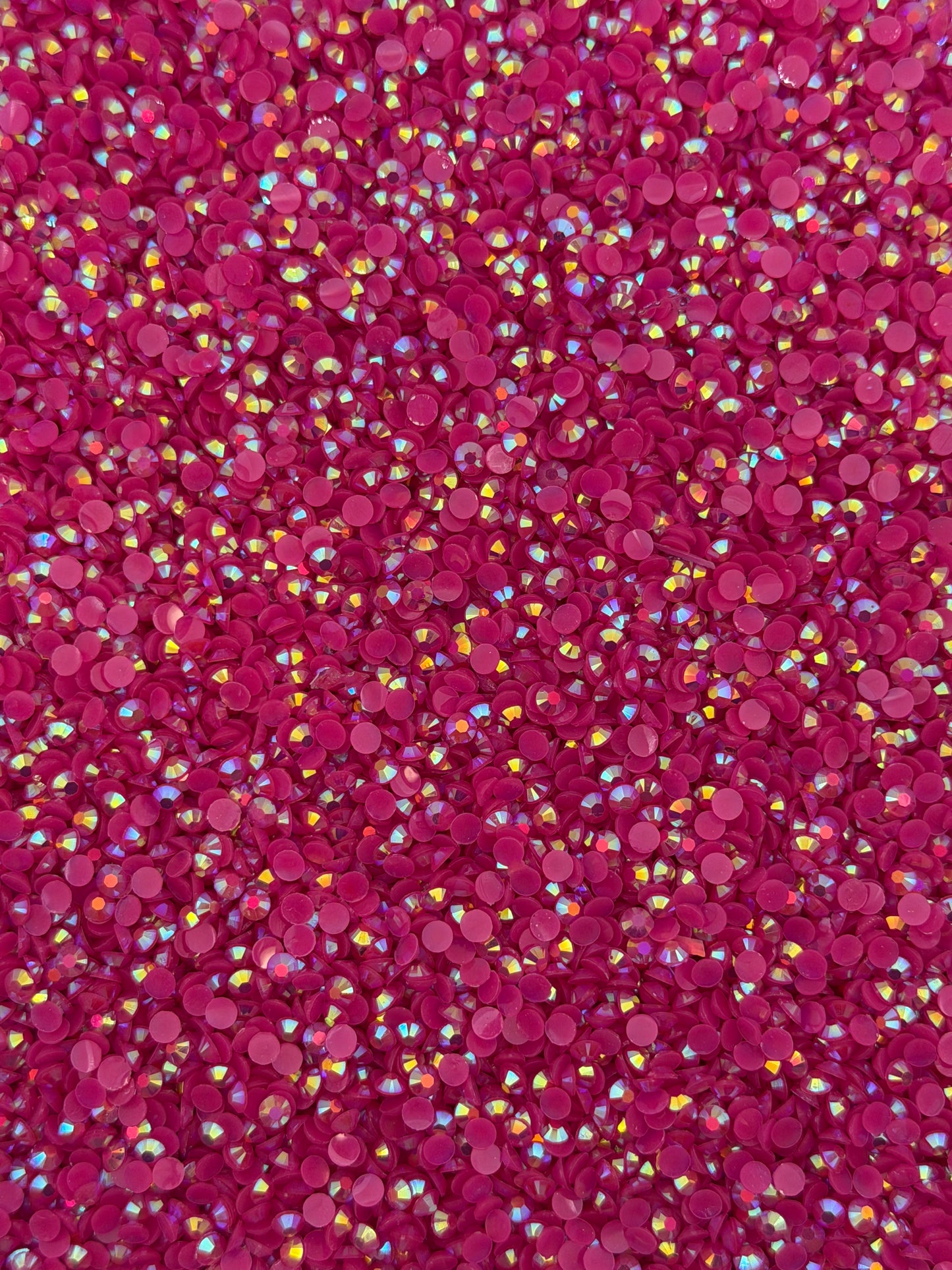 Malta Dark Rose Aurora — Resin Rhinestones
