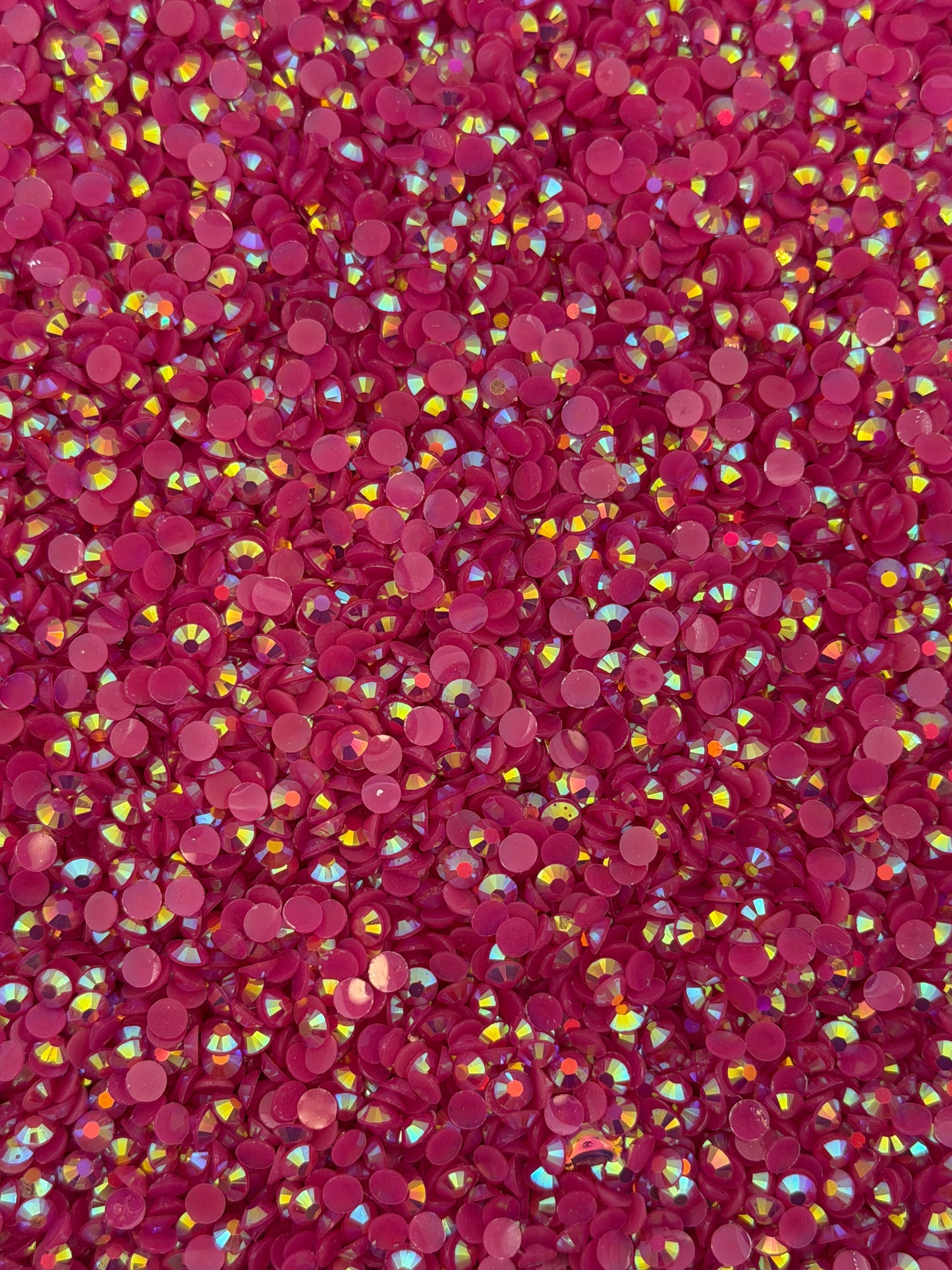 Malta Dark Rose Aurora — Resin Rhinestones