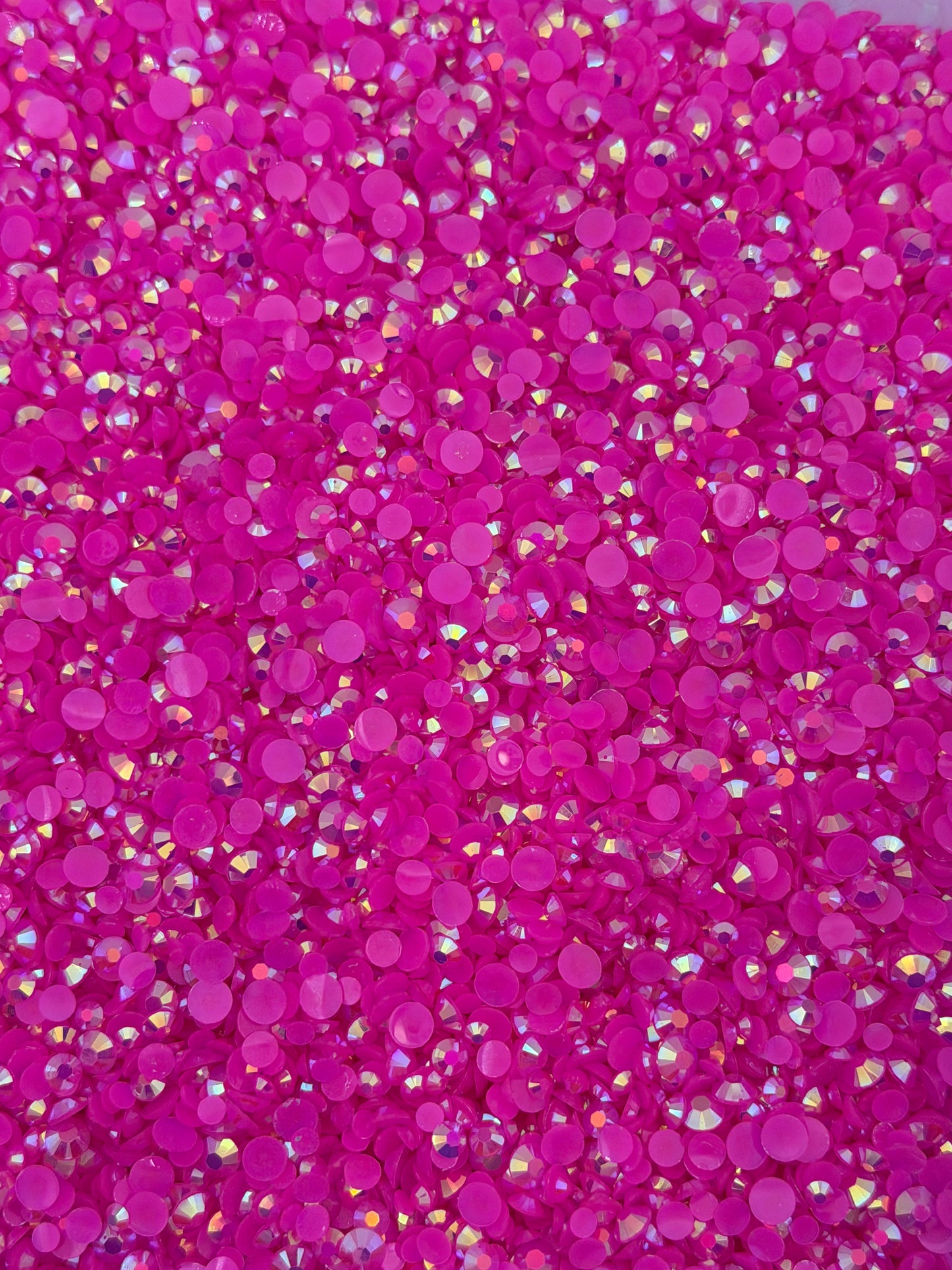 Tahiti Light Rose Aurora — Resin Rhinestones