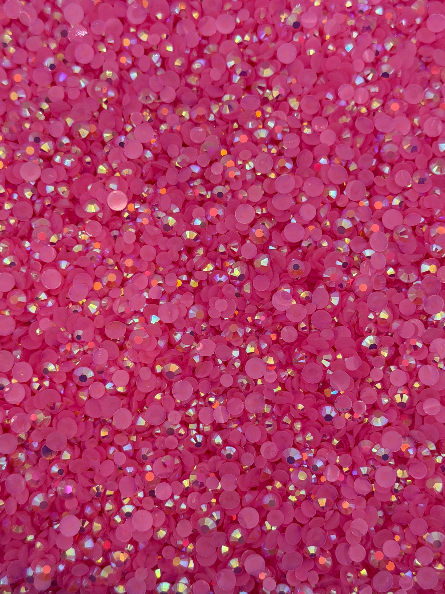 Jamaica Dark Pink Aurora — Resin Rhinestones