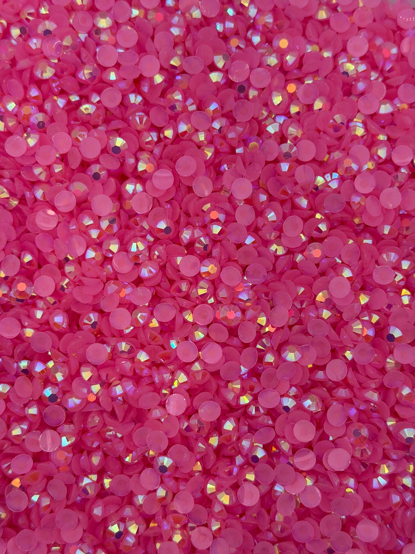Jamaica Dark Pink Aurora — Resin Rhinestones