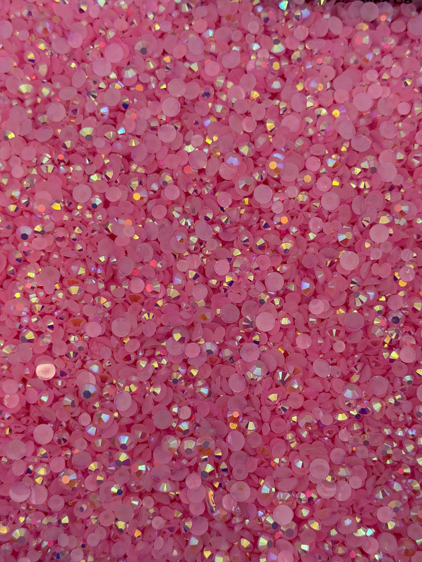 Fiji Light Pink Aurora — Resin Rhinestones