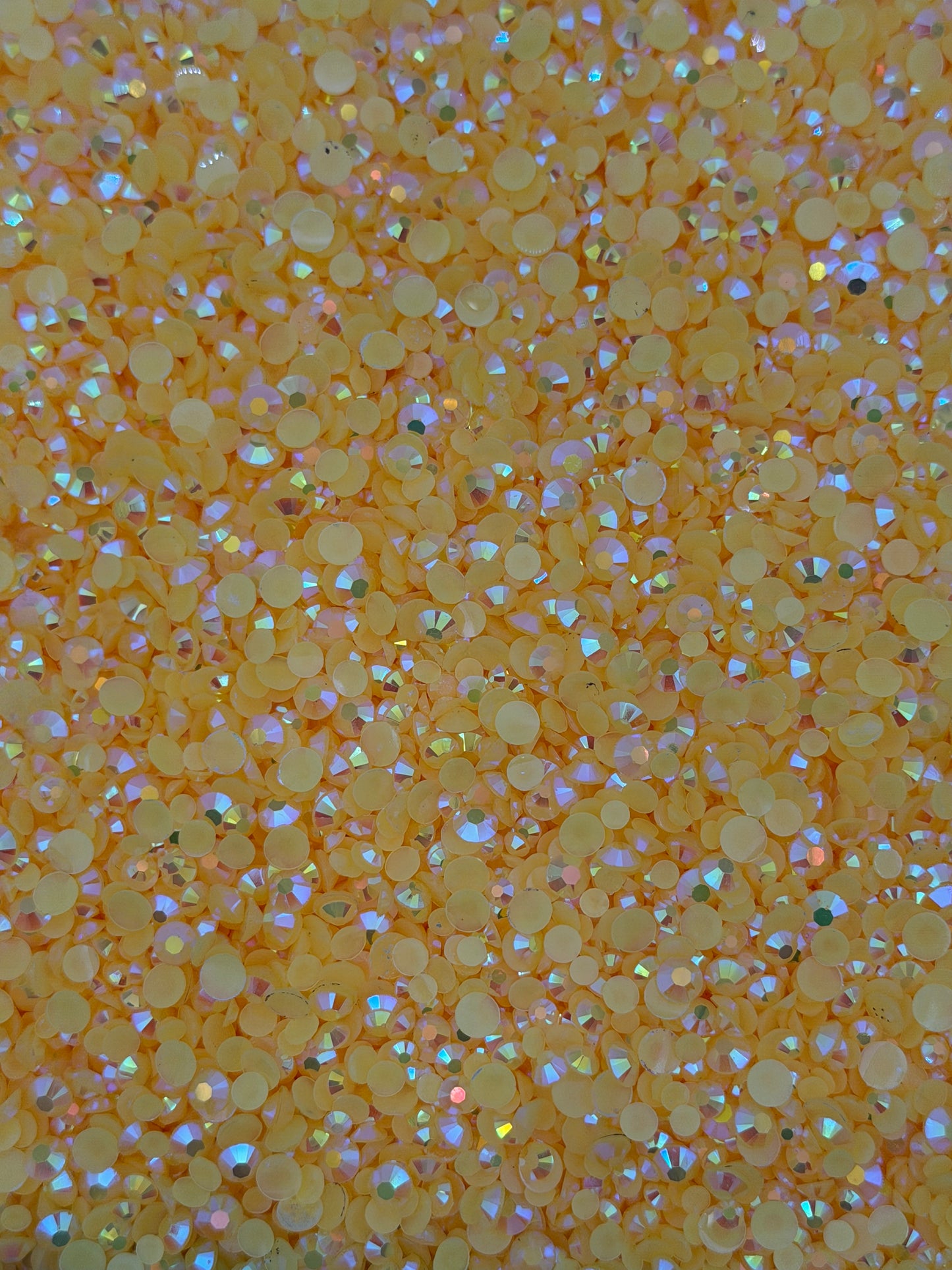 Marrakech Orange Aurora — Resin Rhinestones