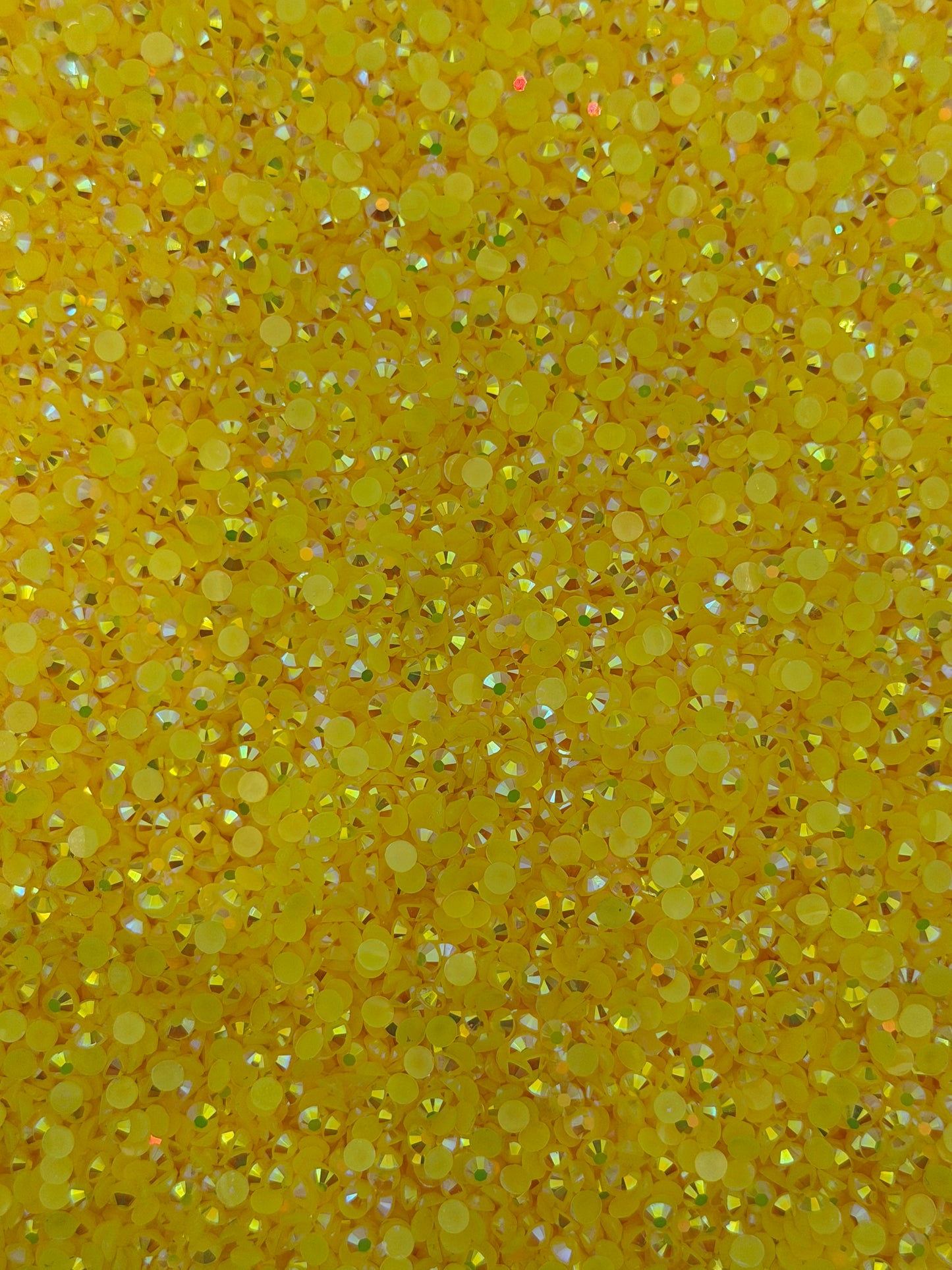 Barcelona Yellow Aurora — Resin Rhinestones