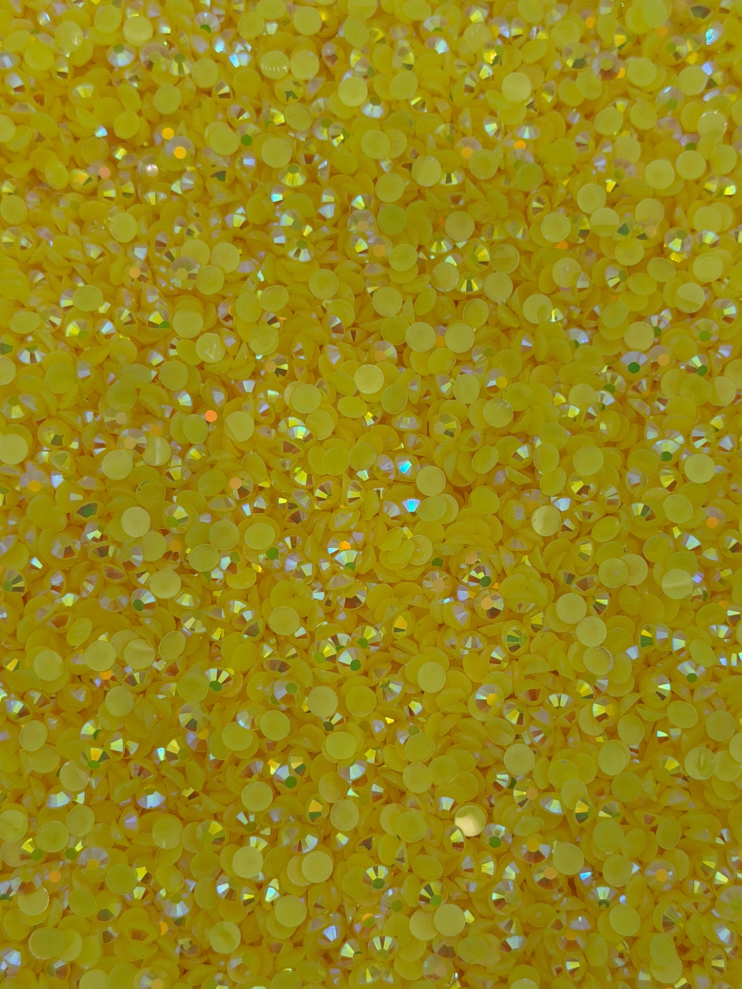 Barcelona Yellow Aurora — Resin Rhinestones