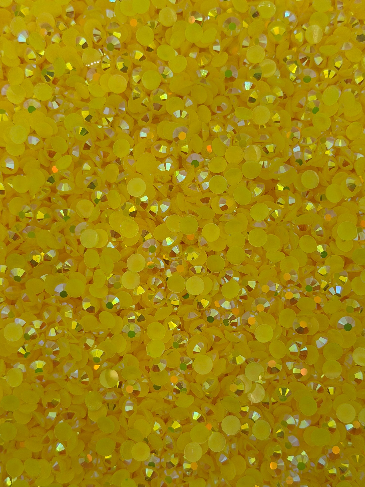 Barcelona Yellow Aurora — Resin Rhinestones