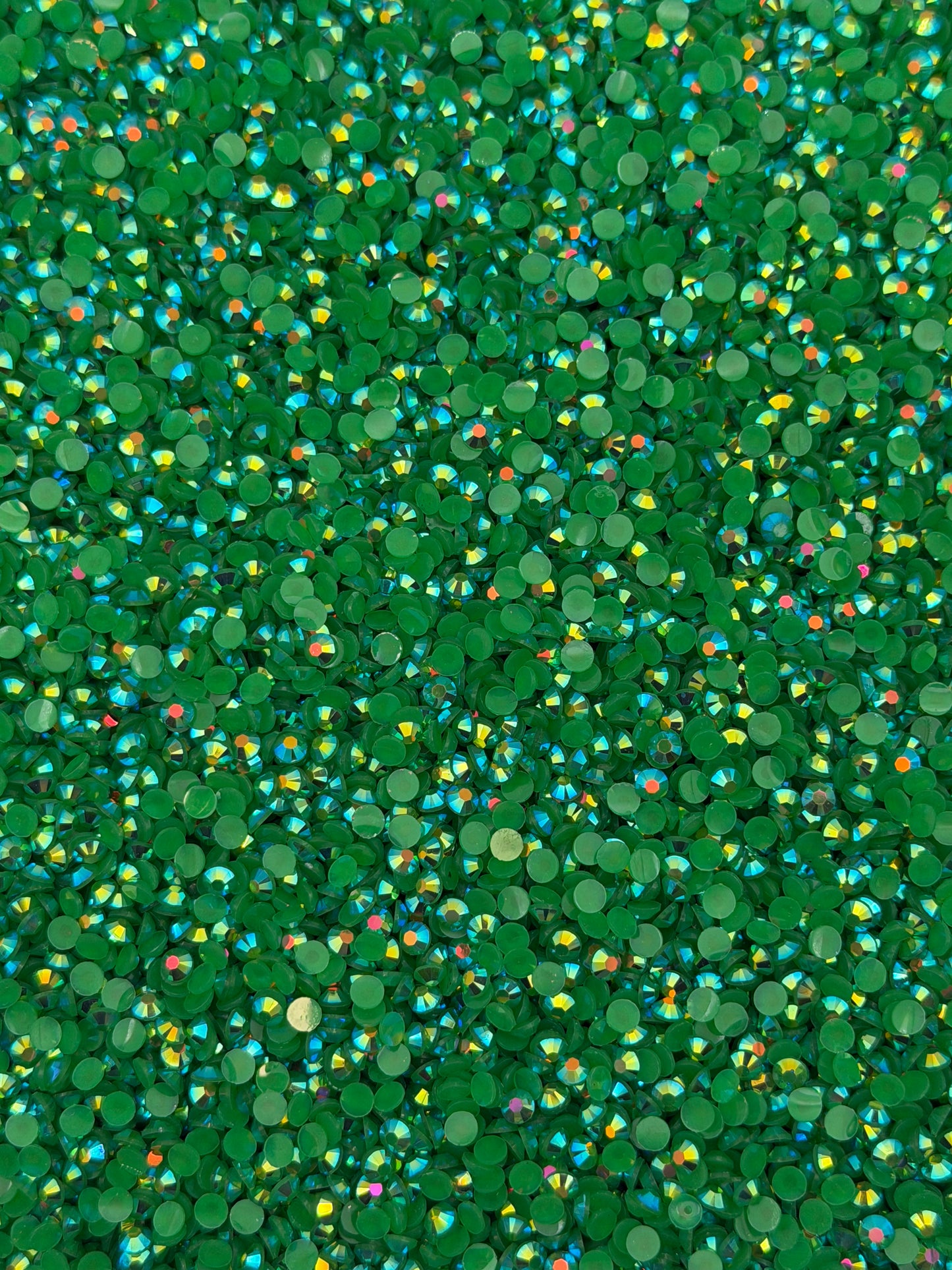 Dublin Green Aurora — Resin Rhinestones