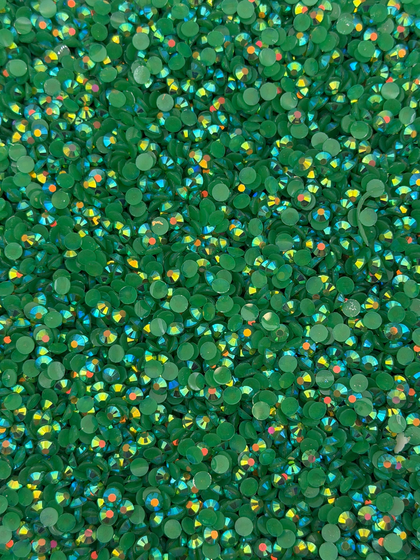Dublin Green Aurora — Resin Rhinestones