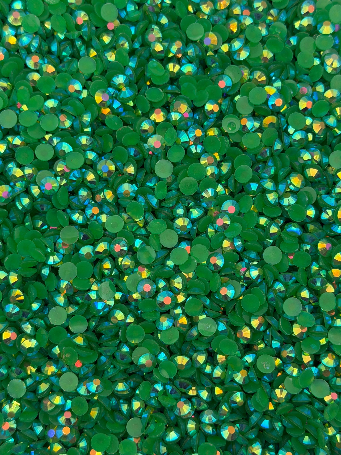 Dublin Green Aurora — Resin Rhinestones