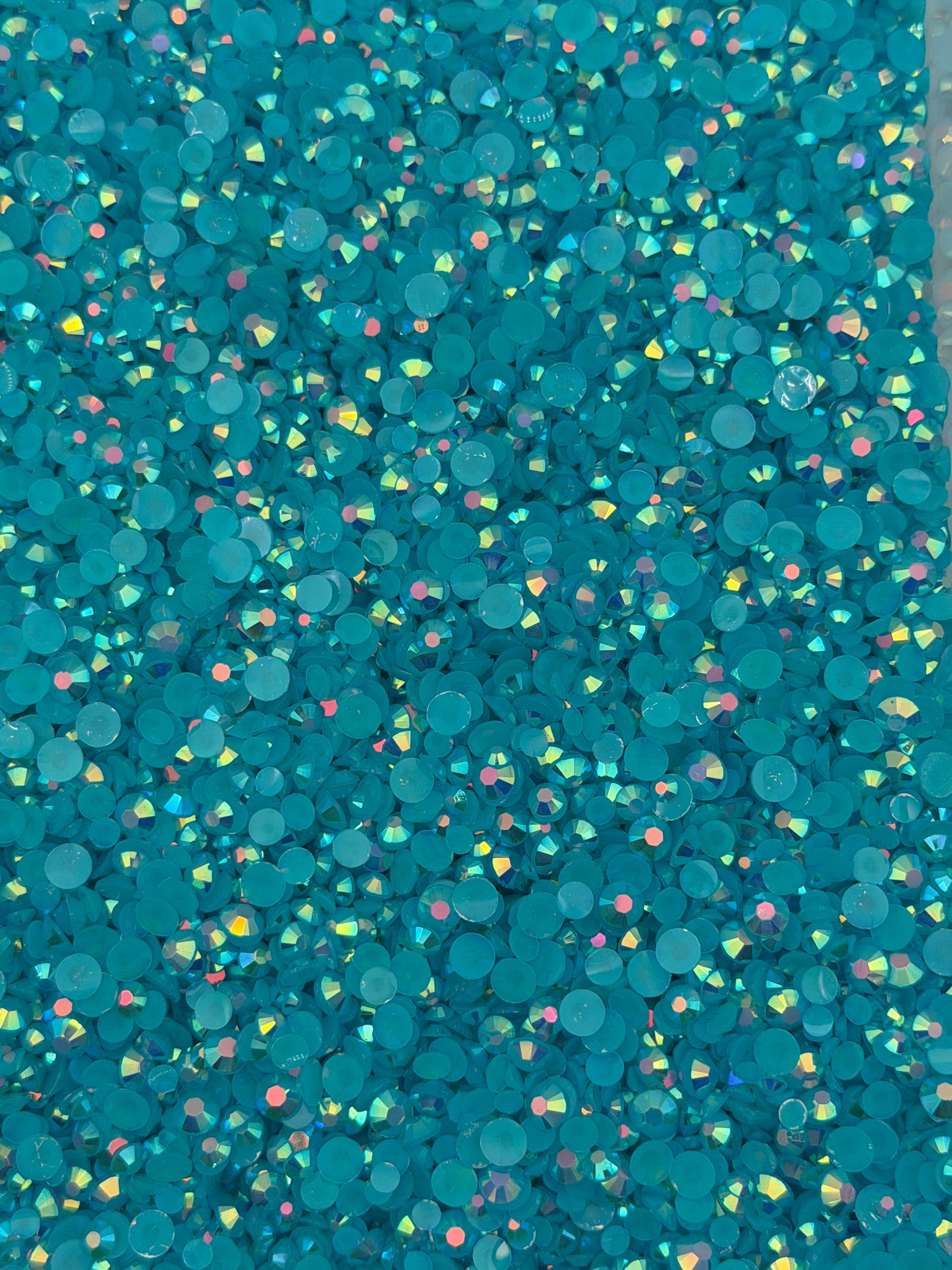 Cabo Dark Aqua Aurora — Resin Rhinestones