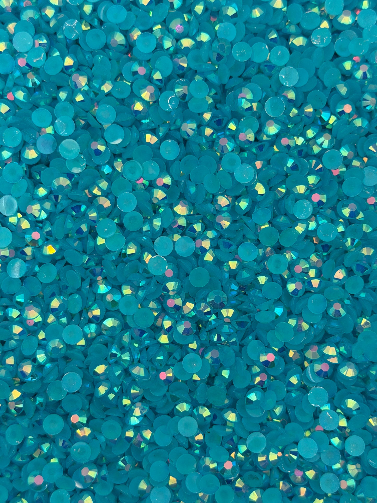 Cabo Dark Aqua Aurora — Resin Rhinestones